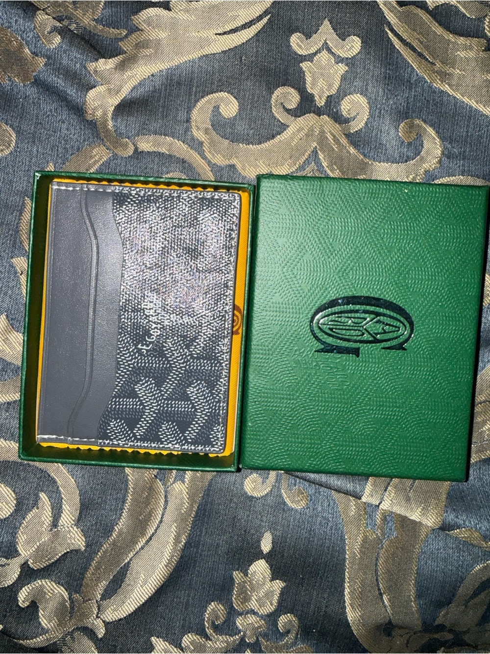 G Designer Inspired Grey Wallet